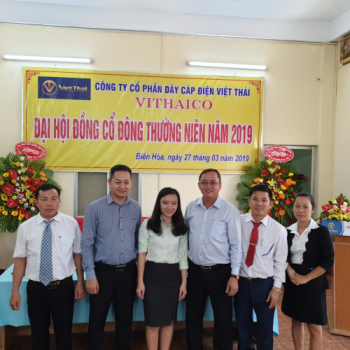 ĐẠI HỘI ĐỒNG CỔ ĐÔNG THƯỜNG NIÊN CÔNG TY CỔ PHẦN DÂY CÁP ĐIỆN VIỆT THÁI (VITHAICO)