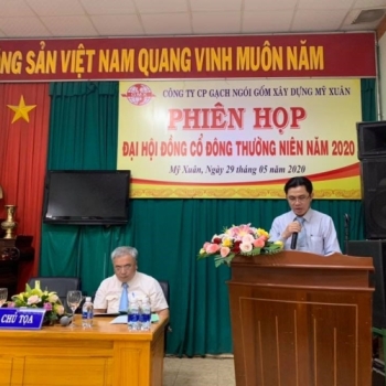 ĐẠI HỘI ĐỒNG CỔ ĐÔNG THƯỜNG NIÊN CÔNG TY CP GẠCH NGÓI GỐM XÂY DỰNG MỸ XUÂN (GMX)