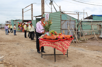 GIA THY KHỞI CÔNG XÂY DỰNG 2 CÔNG TRÌNH: TIỂU HỌC VÀ MẦM NON BÌNH HƯNG HÒA (KHU ĐẤT AO)