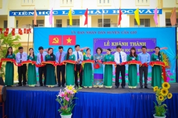 Lễ khánh thành trường THCS Lý Nhơn