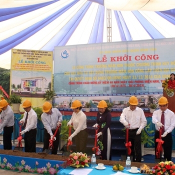 Lễ khởi công xây dựng 10 trường Mầm non trên địa bàn Quận Bình Tân