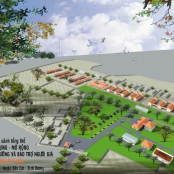 Xây dựng, mở rộng trung tâm nuôi dưỡng và bảo trợ người già Chánh Phú Hòa