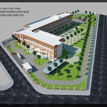 Xây dựng mới Trường Mầm non Bình Hưng Hoà (Đất ao)